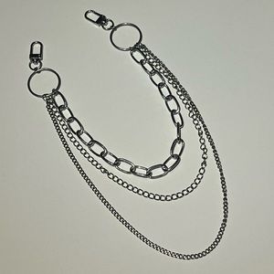 Silver Belt Loop Chain / Wallet Chain